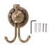 Wall Mounted Coat Hooks Copper Metal Vintage European Style Clothes Hanger Hook Robe Hook for Bathroom Bedroom