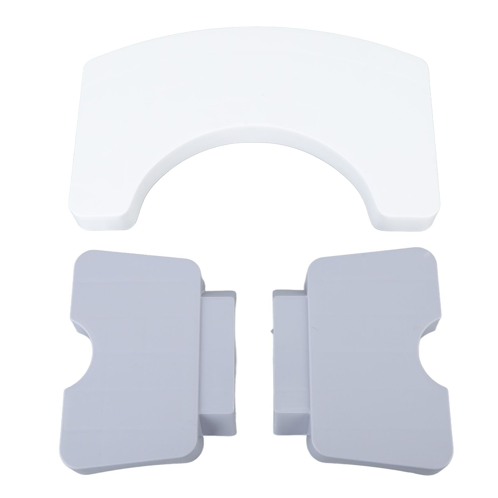 Foldable Toilet Potty Stool PP Portable Squatting Potty Foot Stool for Healthy Gifts Travel White