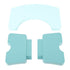 Foldable Toilet Potty Stool PP Portable Squatting Potty Foot Stool for Healthy Gifts Travel Green
