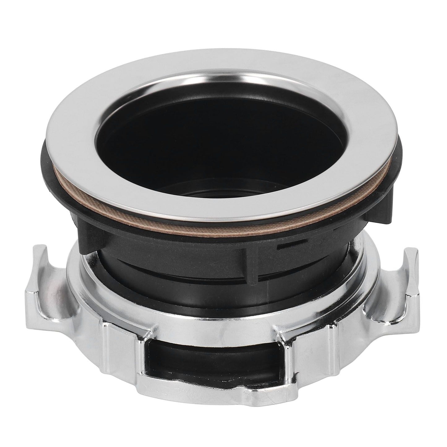 114mm Garbage Disposal Sink Flange Kit with Splash Guard Stainless Steel Food Waste Disposer Mount Replacement Accessory