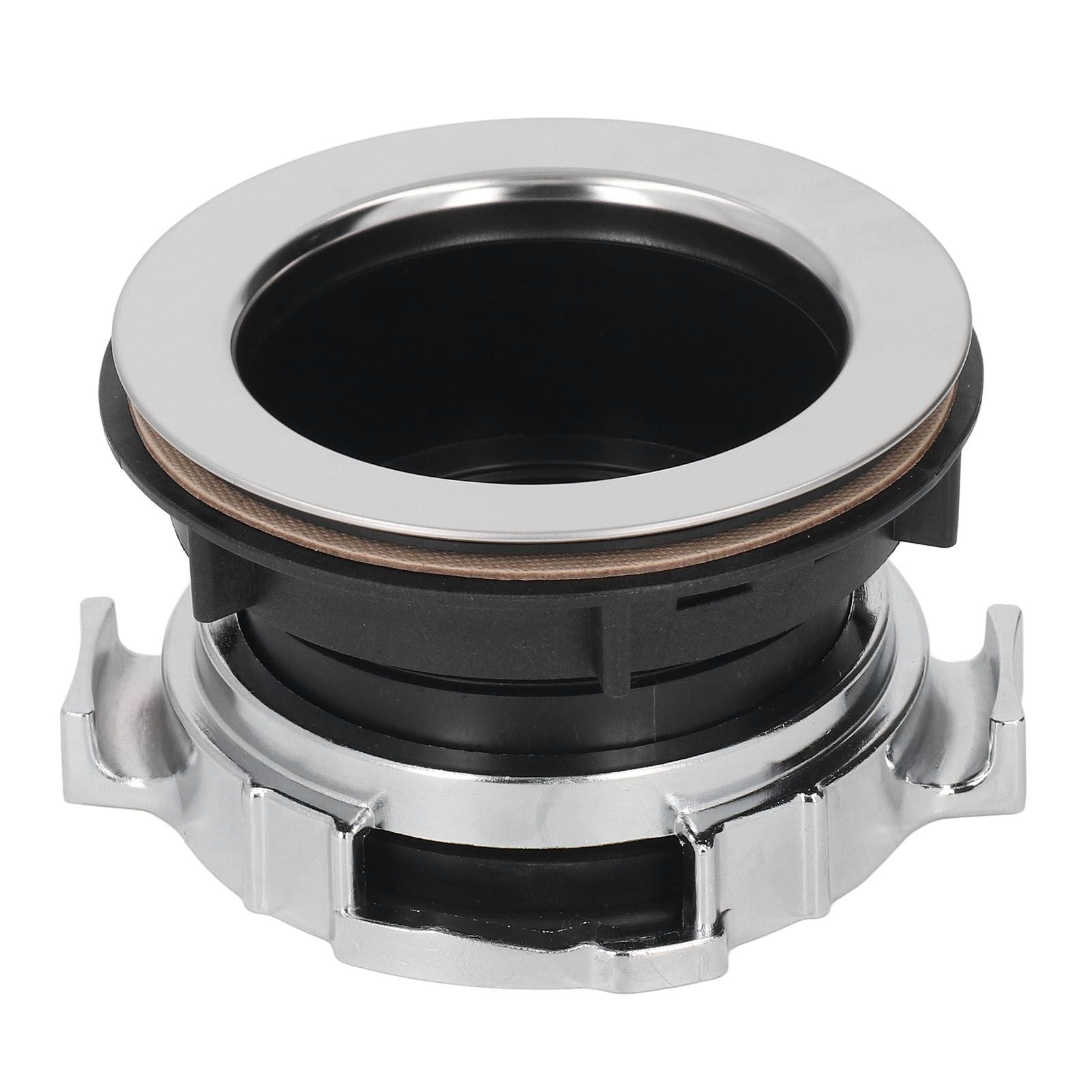 114mm Garbage Disposal Sink Flange Kit with Splash Guard Stainless Steel Food Waste Disposer Mount Replacement Accessory