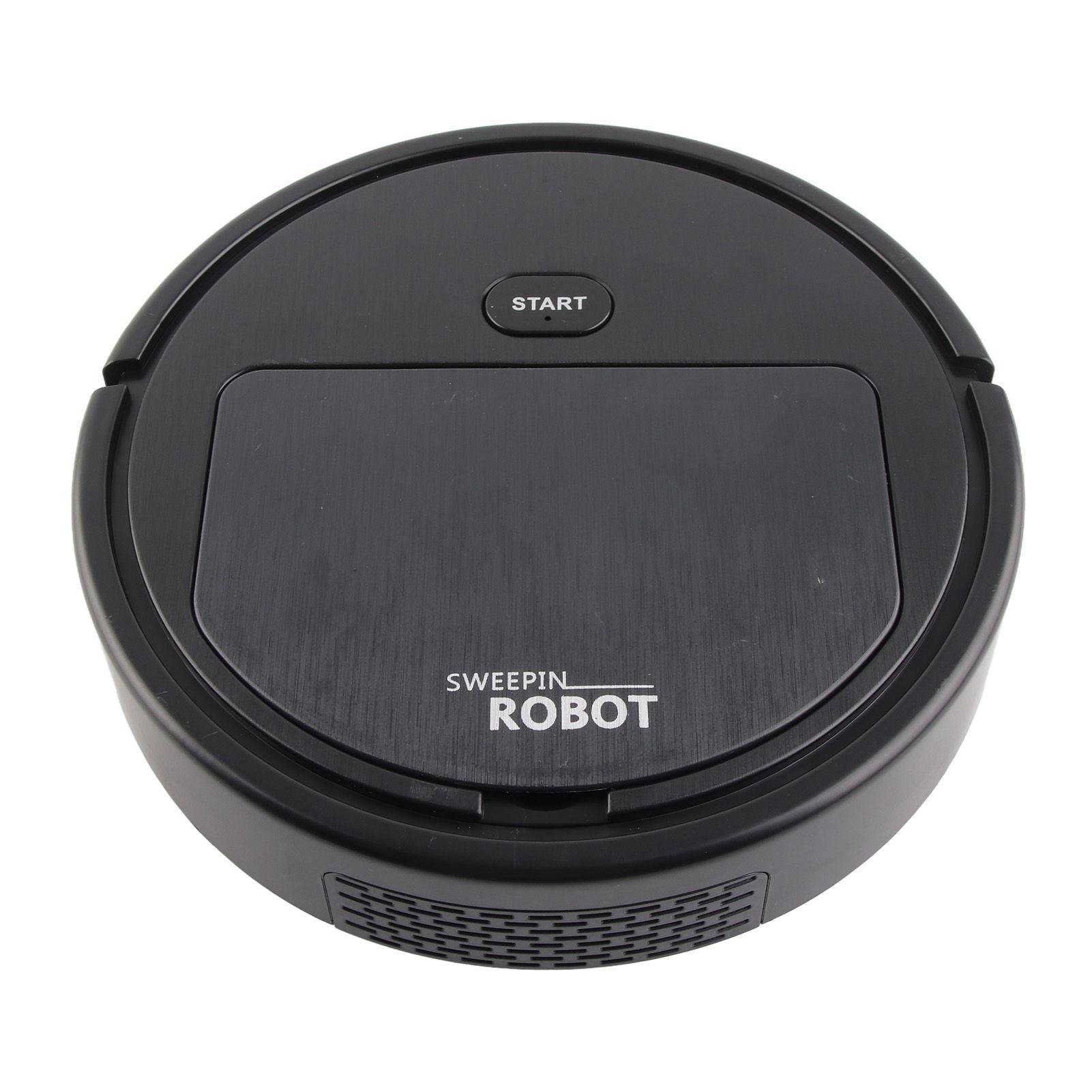 Robot Vacuum Cleaner 3 in 1 Rechargeable Low Noise Intelligent Mop Robot Sweeper for Hair Dust Debris Black