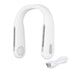 Mini Portable Neck Fan with 3 Wind Speeds Rapid Cooling USB Hanging Neck Electric Fan for Sports Travel Outdoor White