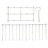 Skewer Stand Fryer Grill Rack Set Stainless Steel Vertical BBQ Grill Rack Round Rotating Fryer Stand for Ninja DZ201 Foodi 8 Quart