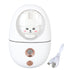 Cute Animal Facial Mist Sprayer USB Rechargeable Mini Eye Face Humidifier for Travelling 35ml 500mah White