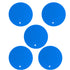 5PCS Silicone Trivet Mats Round Multipurpose Heat Resistant Non Slip Pads Pot Holders for Hot Pot Hot Dishes Blue