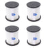 4PCS Vacuum Cleaner Mesh Filters Easily Disassembled Robot Vacuum Replacement Filters for INSE S6T S6P Pro N5S
