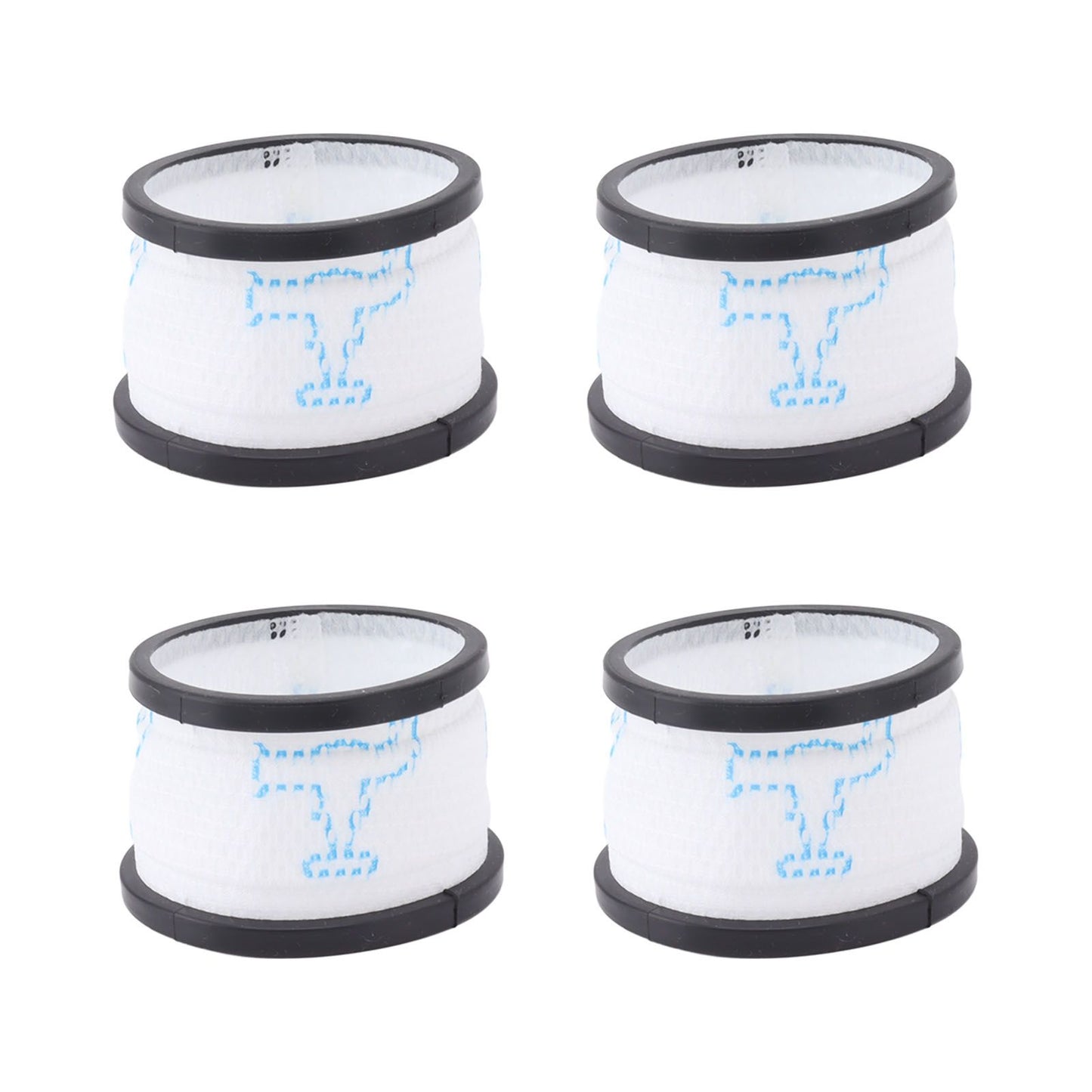 4pcs Vacuum Cleaner Replacement Filter Vacuum Cleaner Accessories Filters For INSE S600 S6P S6 Vacuum Cleaner Parts White