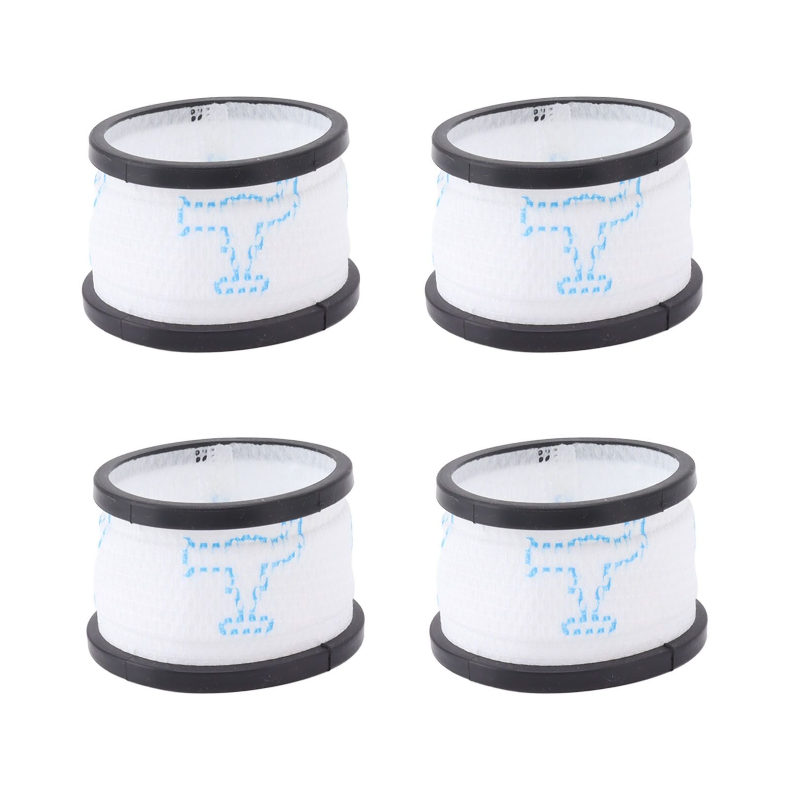 4pcs Vacuum Cleaner Replacement Filter Vacuum Cleaner Accessories Filters For INSE S600 S6P S6 Vacuum Cleaner Parts White