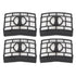4PCS Vacuum Cleaner Strainer Filter Element Kit for Shark ZU560 XHEPA560 High Efficiency Particulate Filter