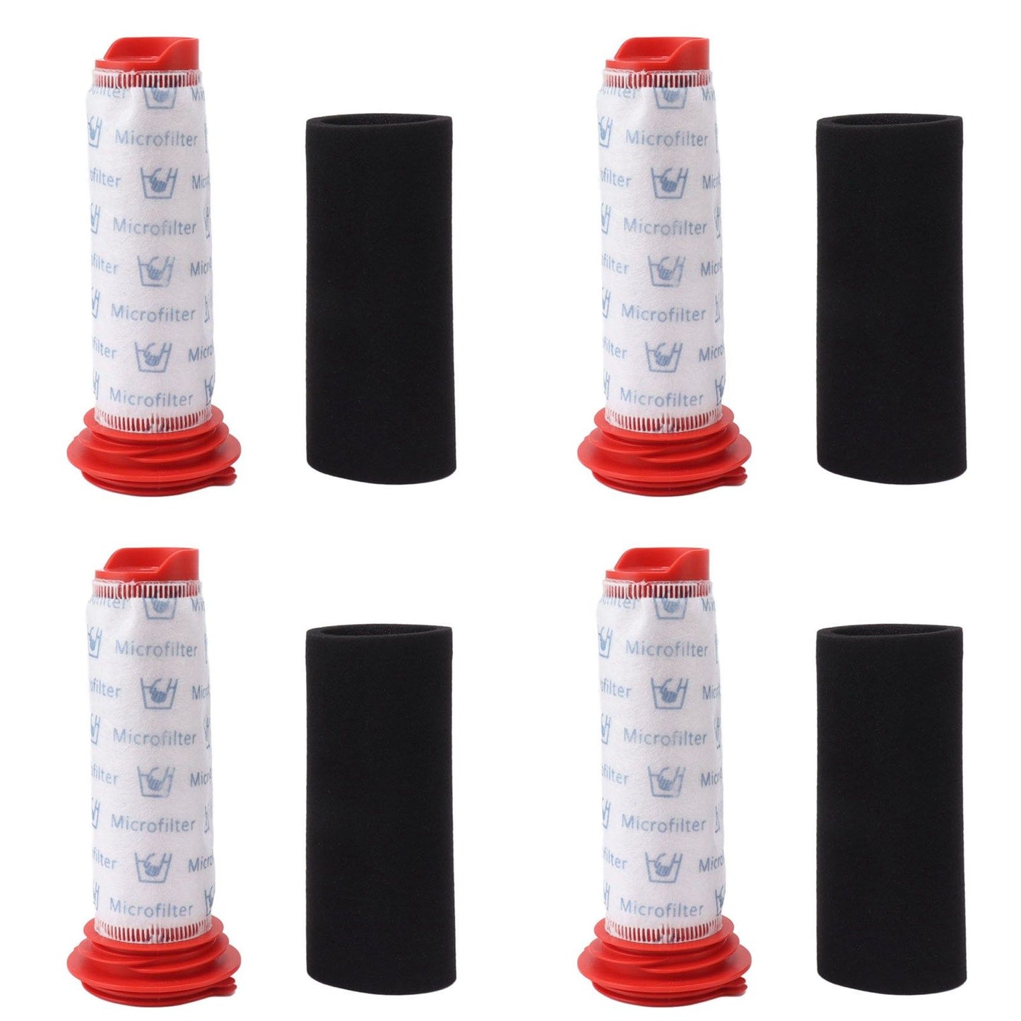 4Pcs Vacuum Cleaner Pre Motor Filter Foam Filter for Bosch 754176 754175 BCH6 Vacuum Cleaner Parts