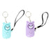 2PCS Safety Alarm Bear Style Emergency Alarms Keychain Protection Devices for Women Girls Kids Elderly Purple and Cyan