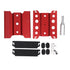 RC Car Work Stand Aluminum Repair Workstation Model Repair Table With Accurate Scale 360 Degree Rotation Red