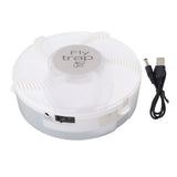 Electric Fly Trap Automatic USB Charging Quiet Detachable Flytrap Flycatcher for Restaurant Kitchen