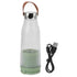 Portable Blender 380ml Stainless Steel Blade Detachable USB Charge 1300mAh Travel Blender for Kitchen Office Outdoor