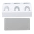 Soda Bottle Holder 3 Holes Soda Bottle Draining Stand Soda Accessories With Silicone Pad White