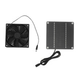 Solar Panel Fan Kit Monocrystalline Silicon 2200RPM Solar Exhaust Fan with Protective Cover for Greenhouse