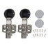 2Set Stainless Steel 201 Cabinet Glass Door Hinge 35 Cup Glass Door Damping Buffer Hinge Straight ArmFull Overlay 18mm