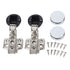 2Set Stainless Steel 201 Cabinet Glass Door Hinge 35 Cup Glass Door Damping Buffer Hinge Large Bend Insert