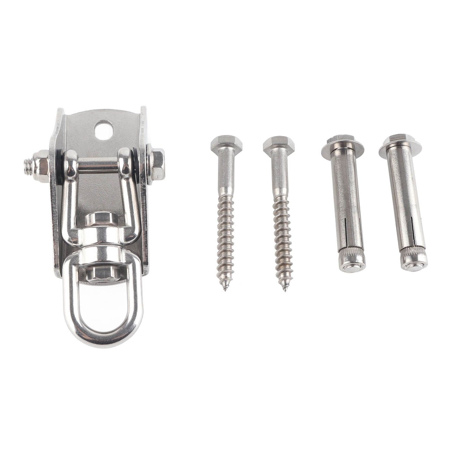 Hammock Hanging Kit Stainless Steel Heavy Duty Swing Hanger 360 Degree Rotate Swing Hanger Suspension Hooks