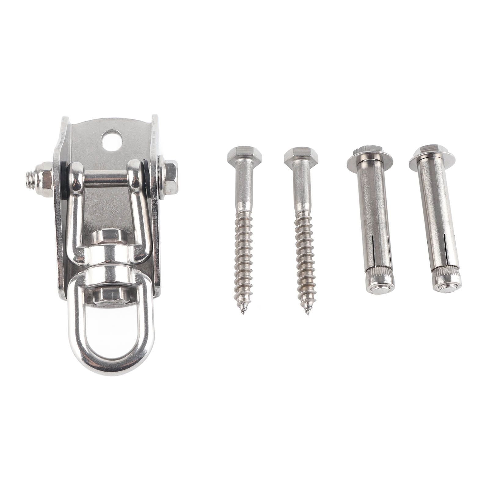 Hammock Hanging Kit Stainless Steel Heavy Duty Swing Hanger 360 Degree Rotate Swing Hanger Suspension Hooks