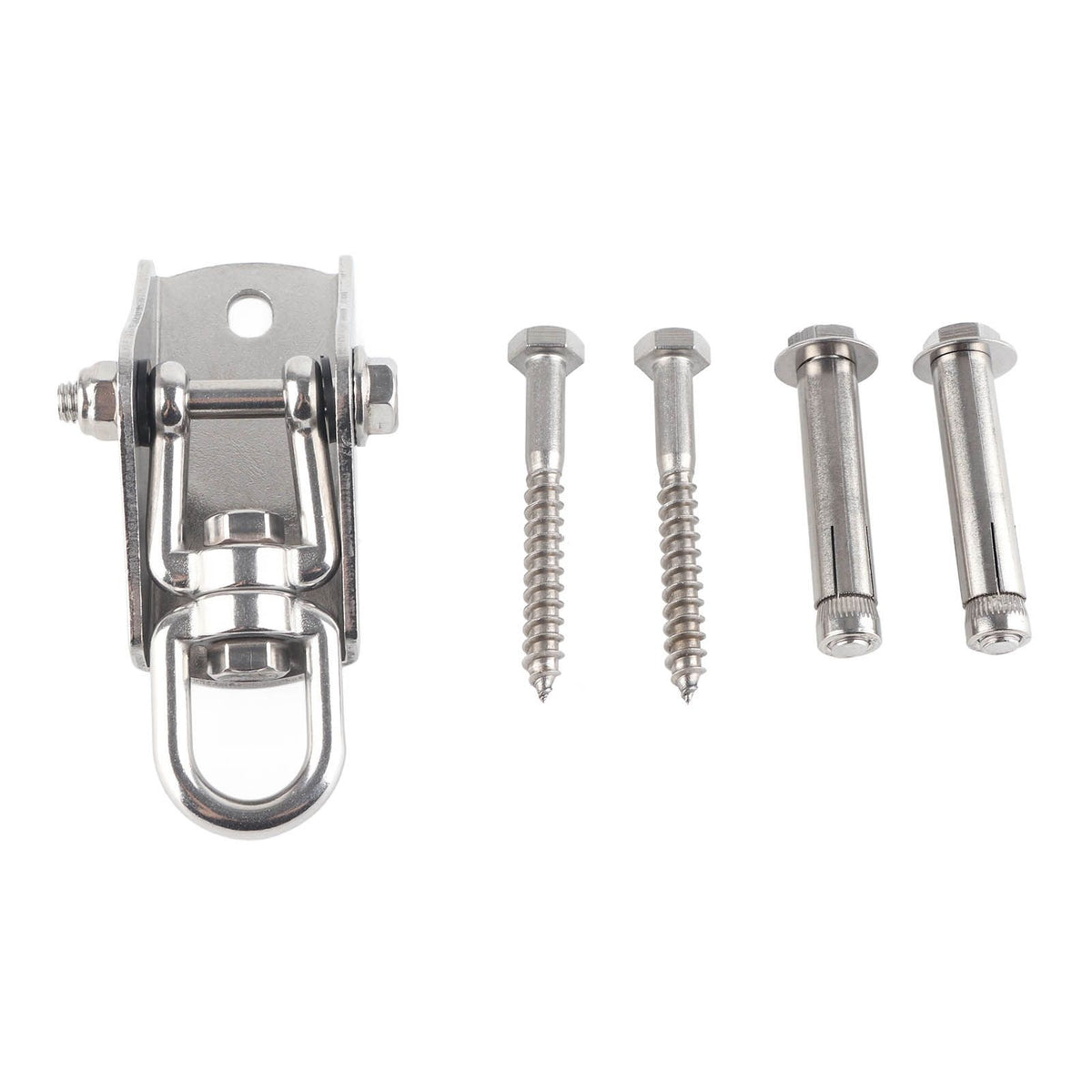 Hammock Hanging Kit Stainless Steel Heavy Duty Swing Hanger 360 Degree Rotate Swing Hanger Suspension Hooks