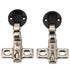 2pcs 26mm Hole Glass Hinge Mini Cabinet Hinge For Cabinet Glass Door