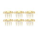 6 Set Cabinet Door Catch Brass Cabinet Door Closet Ball Tension Catch Latch with Gold Screw for Most Cabinets 50mm / 2in