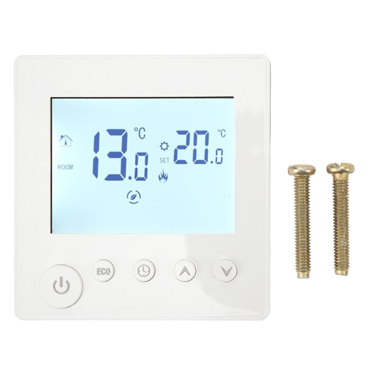 Floor Heating Thermostat Controller Programmable Control Panel LCD Display 90V‑240V for Home