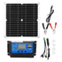 12W 12V Solar Panel Kit Semi Flexible Monocrystalline IP65 Waterproof Portable Solar Charger with 100A Controller for RV