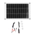 Solar Panel Kit Polycrystalline Silicon Waterproof Solar Panel Flexible Photovoltaic Panel Dual USB 20W 18V