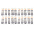 20pcs Cat Paw Furniture Leg Socks Double Thickened Knitting Chair Leg Floor Protectors for Office Home Dark Grey Stripe