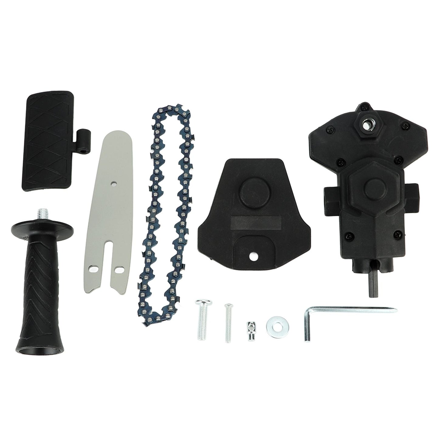 Chainsaw Attachment Electric Drill Modified To Chainsaw Attachment One Handed Electric Chain Saw for Wood Cutting 10.2cm / 4in