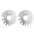 2pcs Stainless Steel Thickness Gauges Professional Standard Metal Sheets Welding Thickness Gauge Type 2