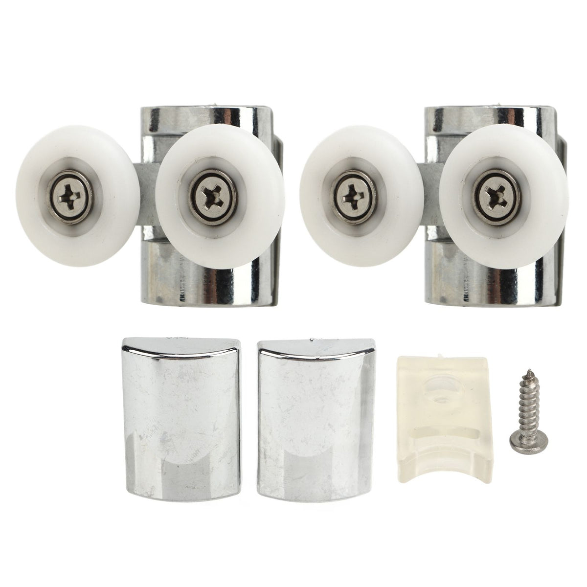 23mm Sliding Door Pulley Bathroom Closet Glass Door Hanging Swing Wheel Upper Lower Roller Kit