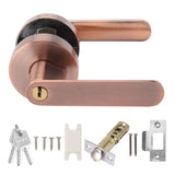 Passage Door Lever Set Aluminum Alloy Simple Modern Door Entry Lever Lock for Hallway Closet