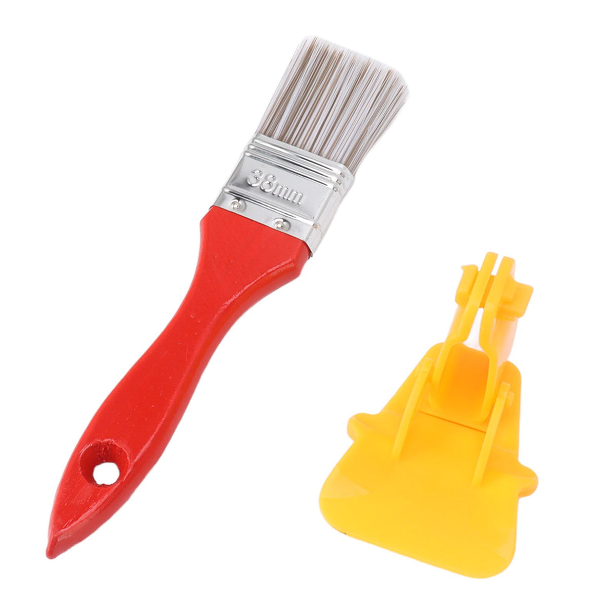 Wall Trimming Brush Reuse Lightweight Wooden Handle Angled Paint Brush Set for Wall Furniture