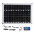 100W 18V Portable Solar Panel Kit 100 Watt 18 Volt Monocrystalline Portable Solar Panel for Automobiles Ships Airplanes Outdoor Agriculture Planting Tourism