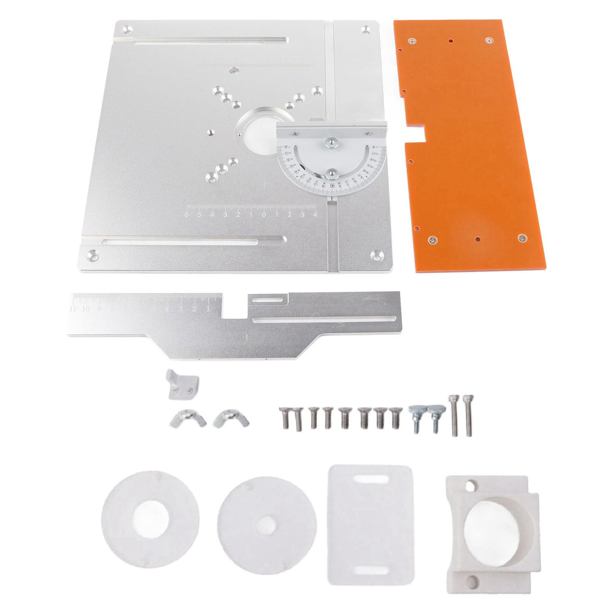 Aluminium Router Table Insert Plate Table for Woodworking Benches Router Plate Wood Tools Milling Trimming Machine