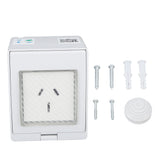 WiFi Smart Socket PC ABS IP55 Waterproof APP Remote Control Power Outlet for Bathroom Outdoor 100 to 240V SN55 AU (AU Plug 15A)