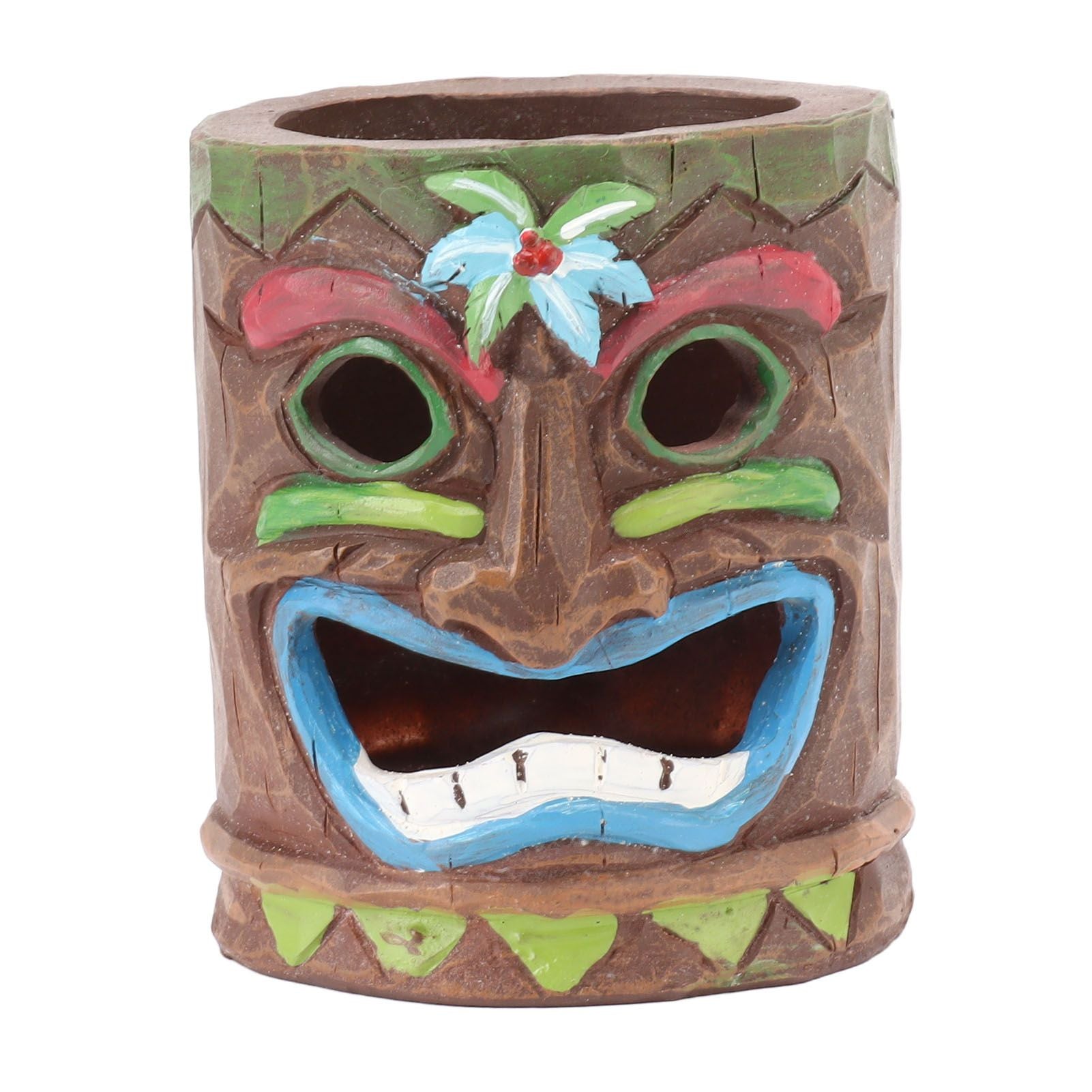 Grimace Ashtray Resin Tree Face Candle Holder Pen Holder Decorative Ornament for Indoor and Outdoor Type B