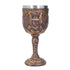 Nordic Wine Goblet Resin Shell Stainless Steel Unique Retro Beer Cup for Cocktails Whisky Red Wine