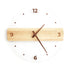 Wall Clock Silent Round Decorative Modern Acrylic Panel Hanging Clock for Living Room Bedroom Office