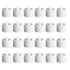 24pcs Flameless Tea Lights Candles Warm White Light Battery Operated LED Candles for Room Wedding Decor White