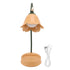 3W LED Touch Desk Lamp 3 Gear Dimmable Foldable Petal Shape Desktop Table Light USB 5V Orange