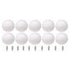 Chinese White Paper Lantern Decorative Round Paper Lanterns with 10 LED Lights for Wedding Party Christmas Party Decor