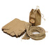 50Pcs Hexagonal Candy Treat Box Exquisite Gift Packaging Box for Wedding Birthday Party Baby Shower Brown Paper
