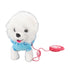 Electronic Plush Dog Interactive Puppy Singing Walking Toy with Remote Control Leash Kids Toddler Birthday Gifts Blue
