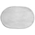 Bedroom Carpet Hand Woven Bedside Rug Study Living Room Oval Carpet Pure Color Floor Mat White