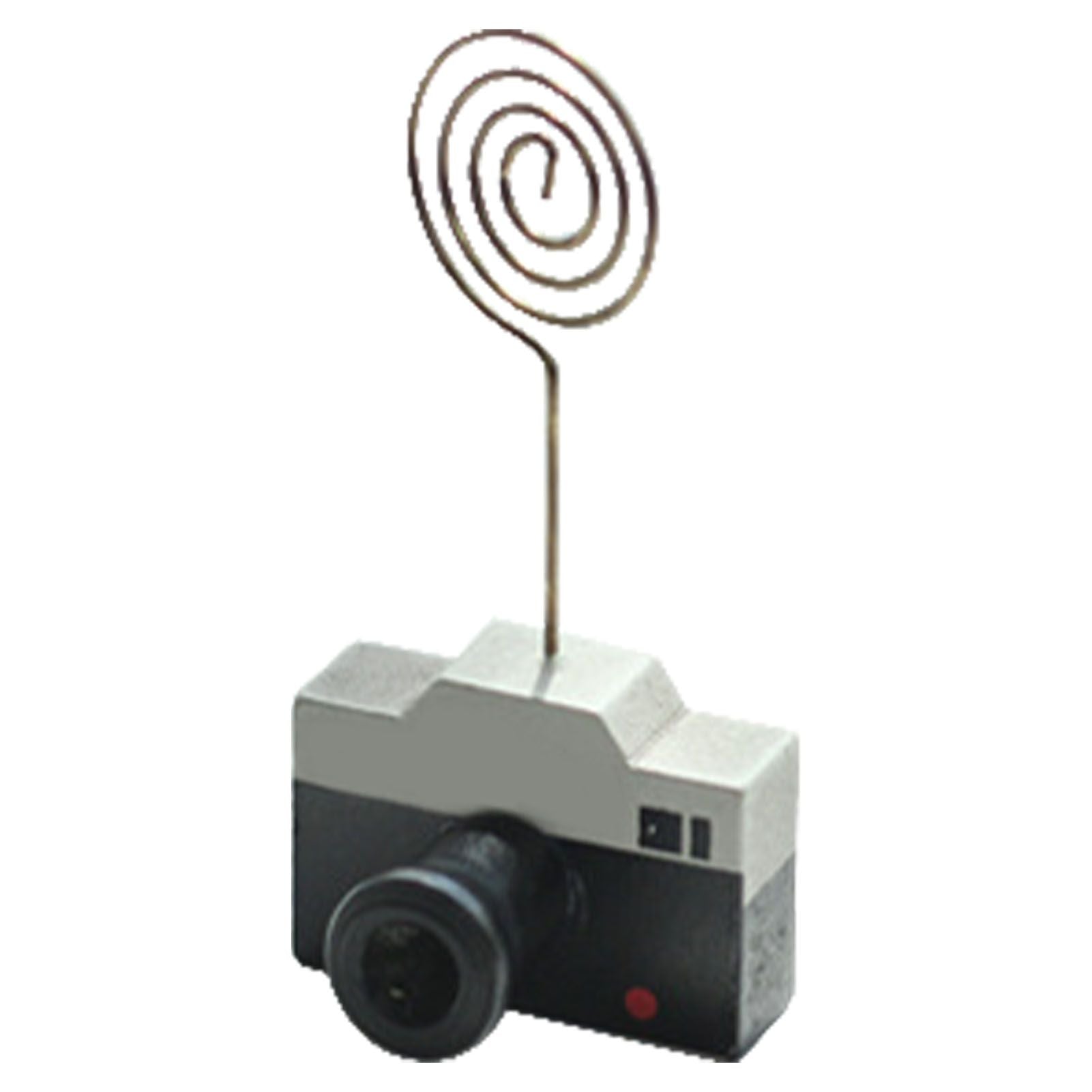 Place Card Holder Cute Shape Retro Wood Table Picture Holder Card Holder Memo Clip Holder for Home and Office Camera